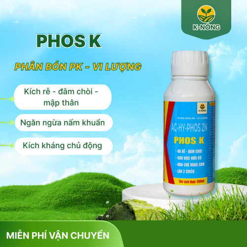 Phân bón lá Phos K - Lân 2 chiều