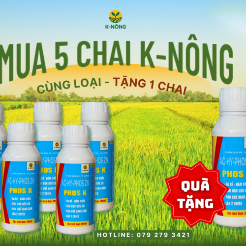 Phân bón lá Phos K - Lân 2 chiều