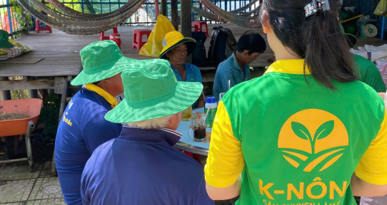 Hiệu quả bộ đôi phân bón PHOS K & K-NÔNG 03 trên hành lá tại An Giang